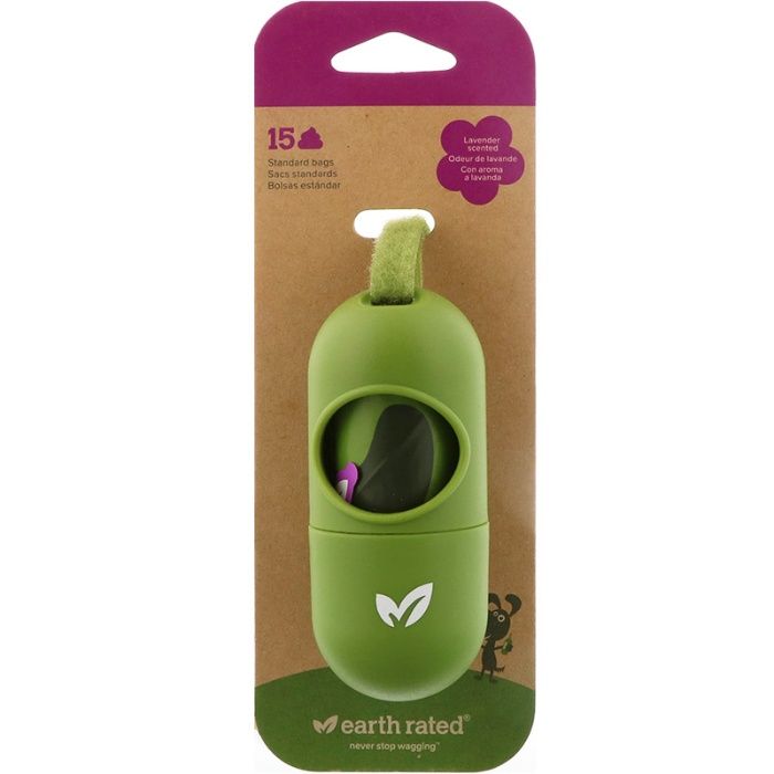 NOVO Dispensador de sacos para dejectos, earth-rated, c/ lanterna, etc