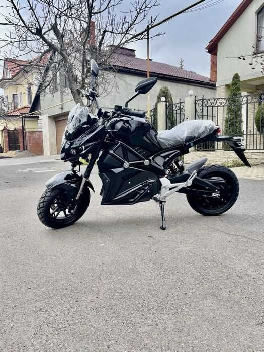 Електробайк PYTHON 2800Wt Права не треба Электро мотоцикл 2800W Black