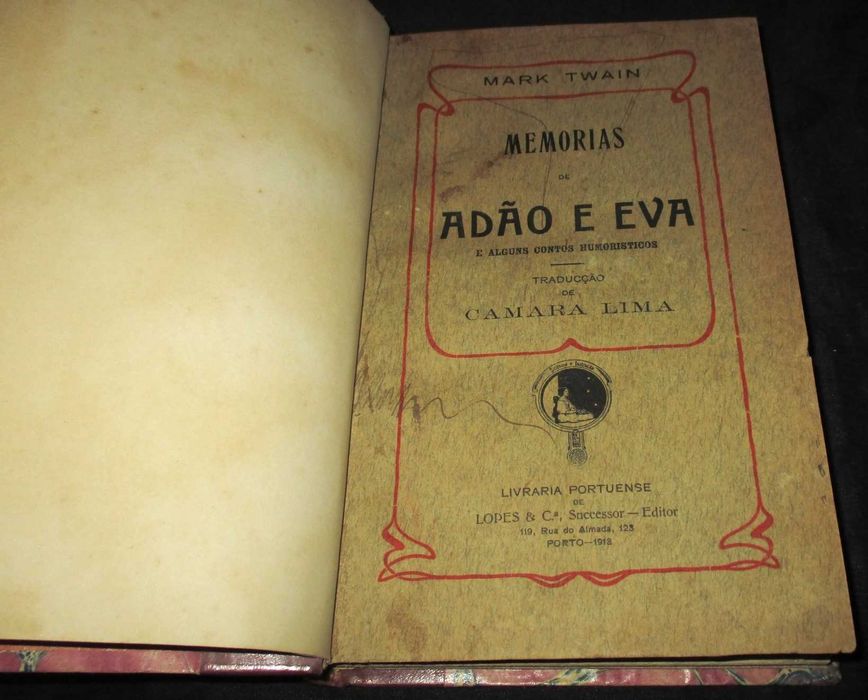 Livro Memórias de Adão e Eva e Alguns Contos Humorísticos Mark Twain