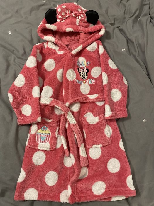 Szlafrok dziewczęcy Disney Myszka Minnie rozm. 3-4 lata