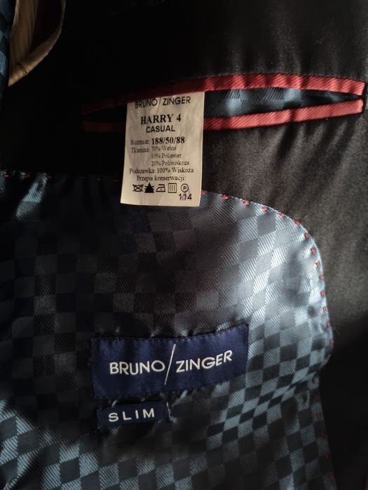 Garnitur męski Bruno Zinger Harry 4 slim