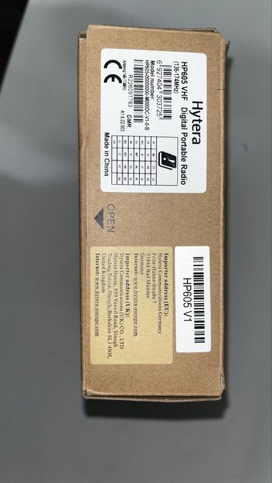 Рации Hytera HP605 VHF