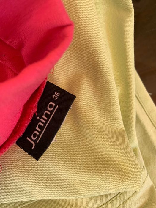 Różowe elastyczne spodnie cygaretki Janina, rozm, 36