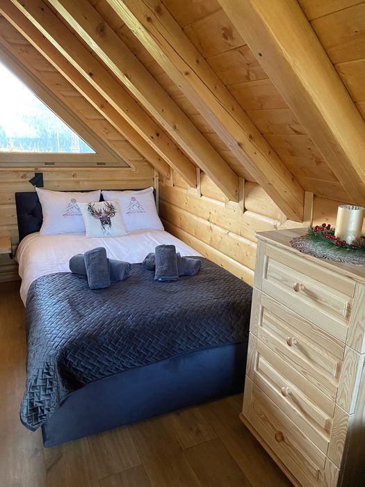 DREWNIANY domek w górach. Ferie. Wyciągi. WIDOKI na góry. PIENINY.