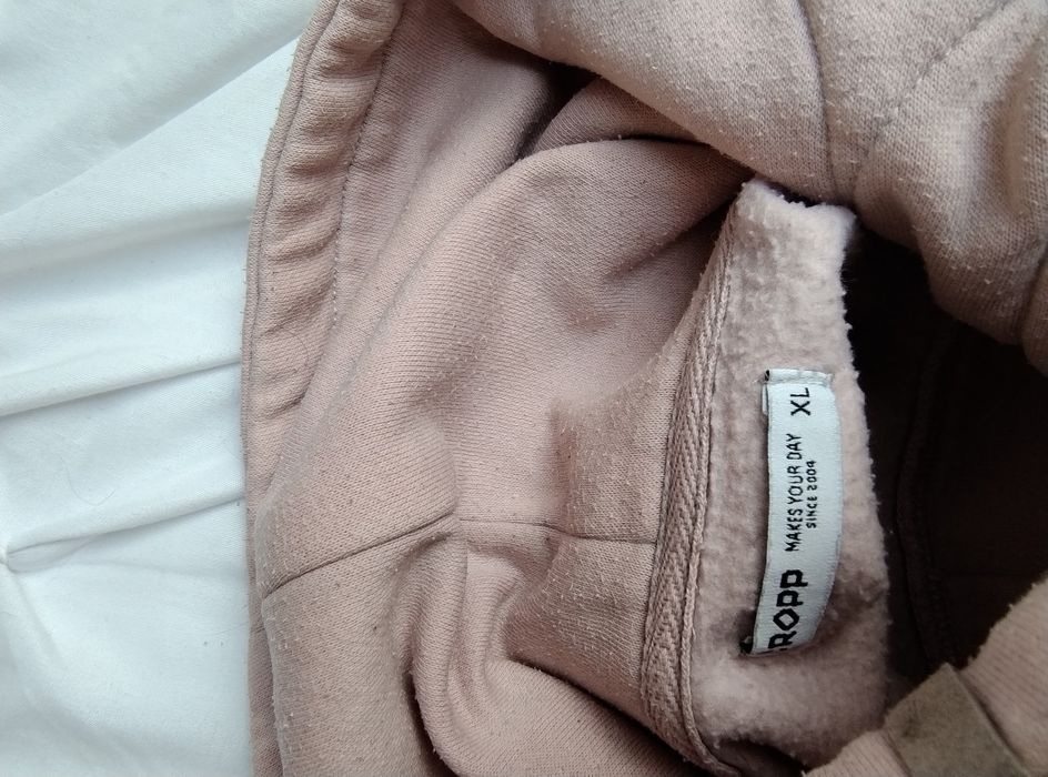 Bluza pudrowy róż M