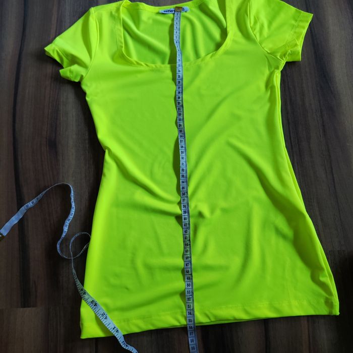 T-shirt koszulka bluzka rozm xs. Selfieroom żółty neon neon