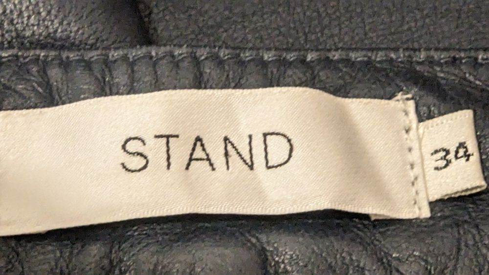 Stand  штани зі шкіри шкіра ягняти класичні брюки  нові штани