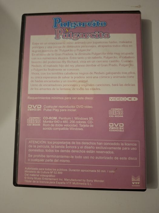 Dvd pulgarcita dvd