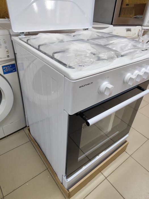 Газова-газ плита Grunhelm G4FM6611W, 60 см.