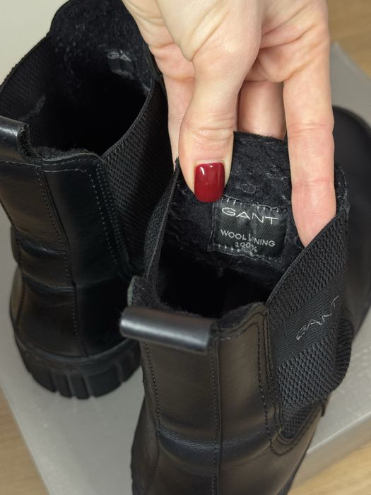 Шкіряні черевики Gant Snowmont