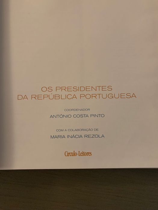 LIVRO "OS PRESIDENTES DA REPÚBLICA"