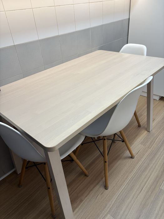 Mesa de refeição IKEA 125cm Betula