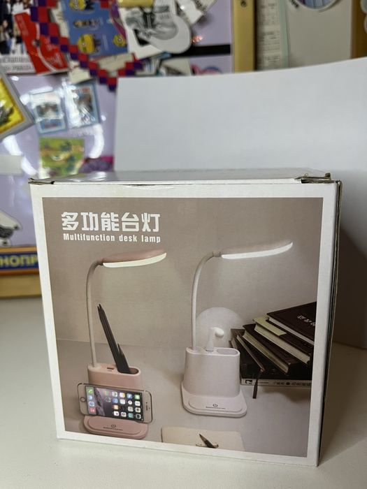 Багатофункціональна настільна LED-лампа з зарядкою (power bank)