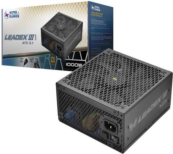Блок питания новый Super Flower Leadex III ATX 3.1 1000W 80 PLUS Gold