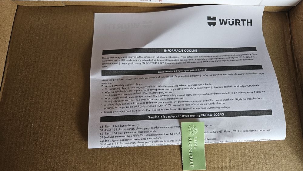 Buty robocze Würth