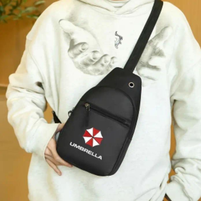 Torba na ramię z nadrukiem Umbrella z gry Resident Evil