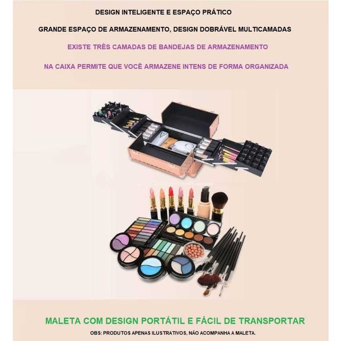 Mala de Maquilhagem Profissional