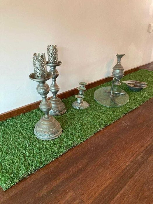 Conjunto de peças de decoração de casquinha