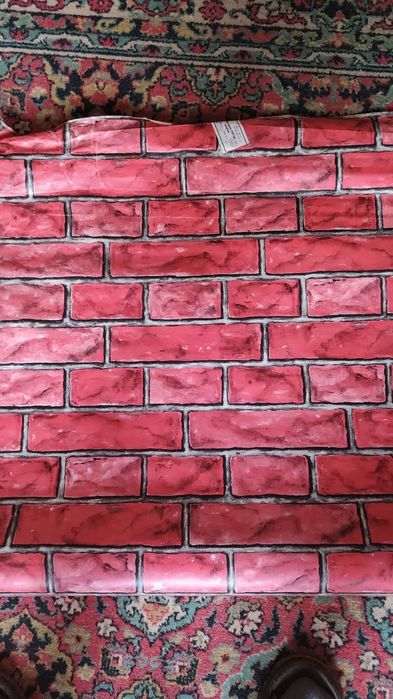 Моющиеся обои. Рисунок "Кирпич"