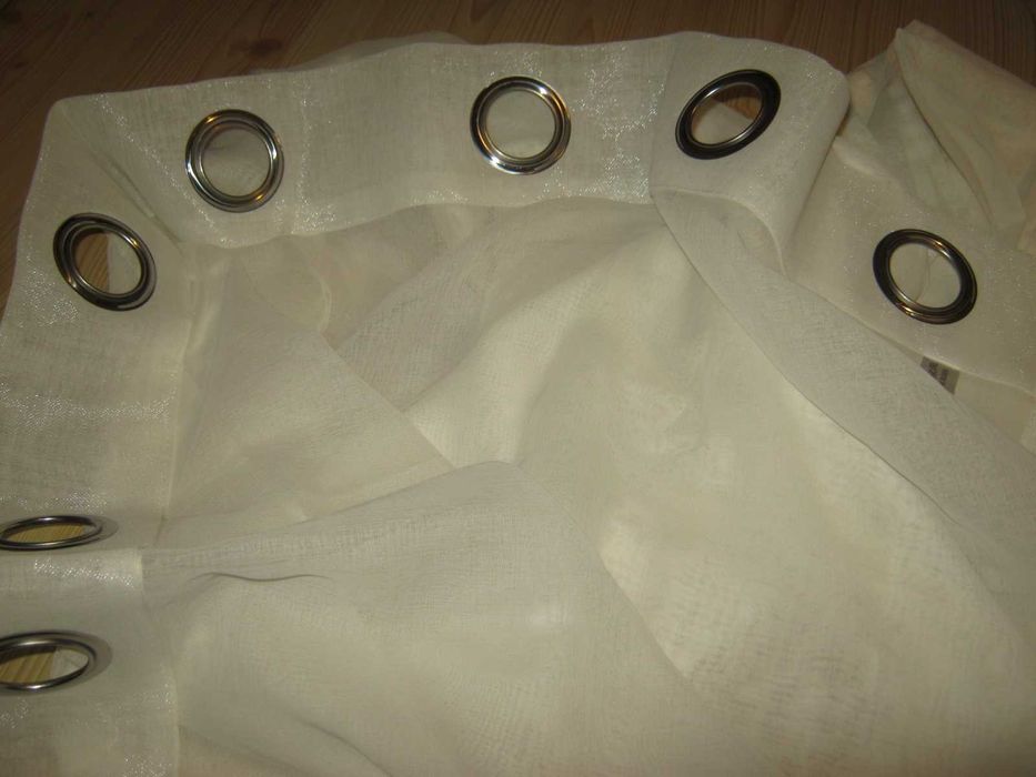 Komplet firanka na kółkach przelotki 2 x 140 / 235 cm