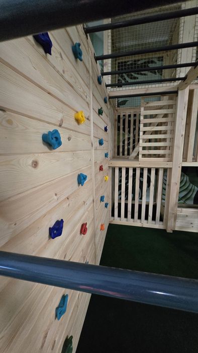 Drewniana Bawialnia  Montessori ,Modułowy Plac zabaw Modu-Box MAX