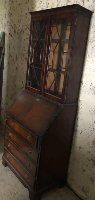 Secretária Inglesa Tipo Bureau / Bookcase