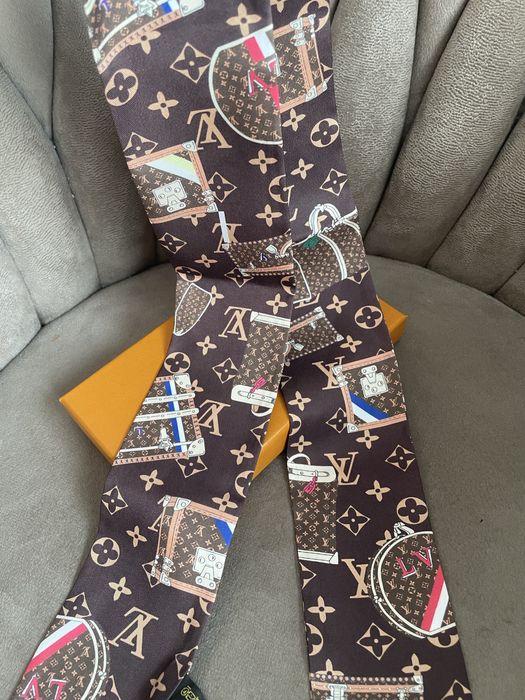 Apaszka twilly Louis Vuitton jedwab nowa monogram Lv