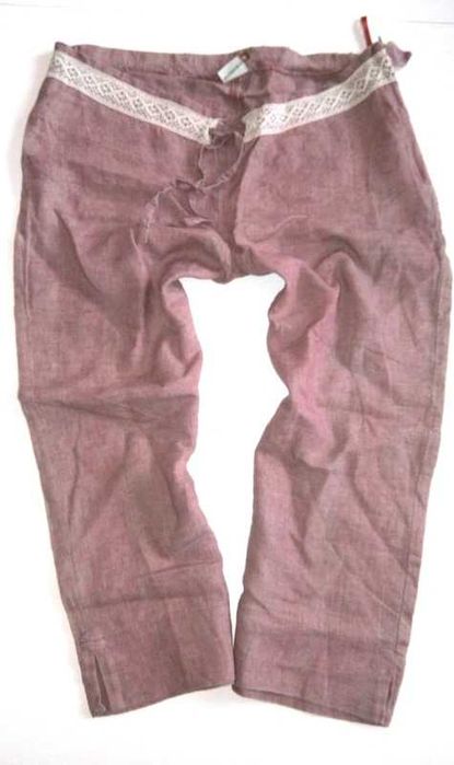 Spodnie ciazowe liliowe S/36 torelle #184