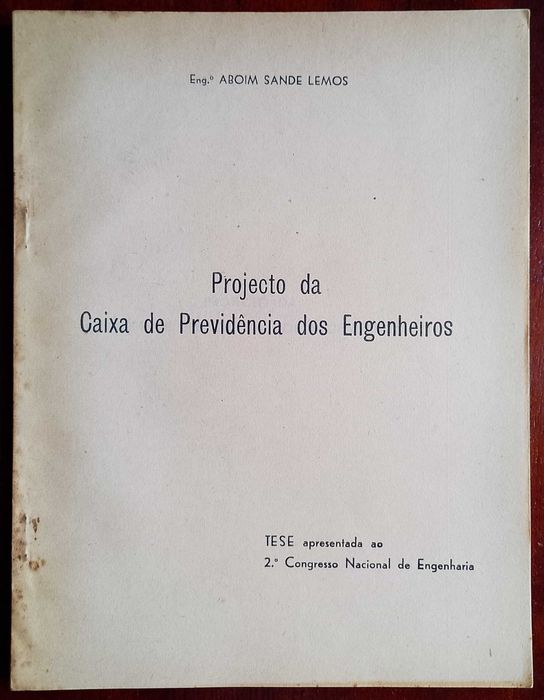 Projeto da Caixa de Previdência dos Engenheiros 1948 "Tese"