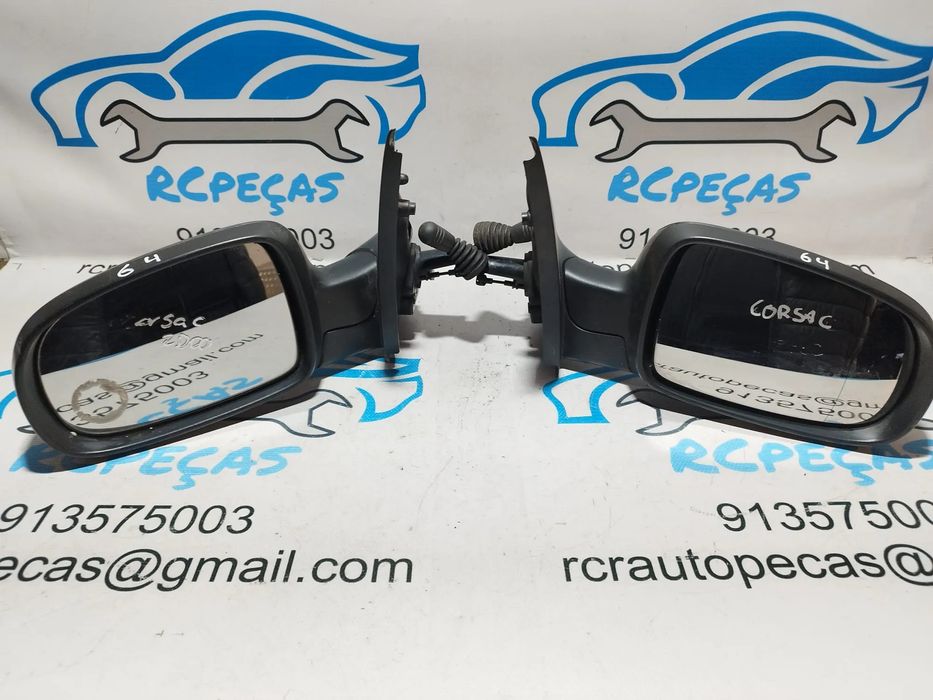 .ESPELHO RETROVISOR ESQUERDO DIREITO OPEL CORSA C 24420988 24420982