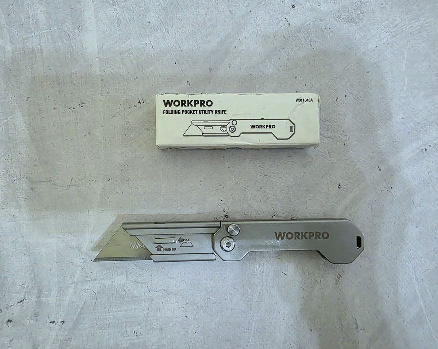 Швидкозмінний складний кишеньковий ніж WORKPRO