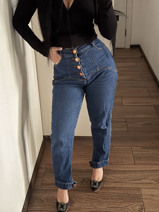 Джинси The Coat сині