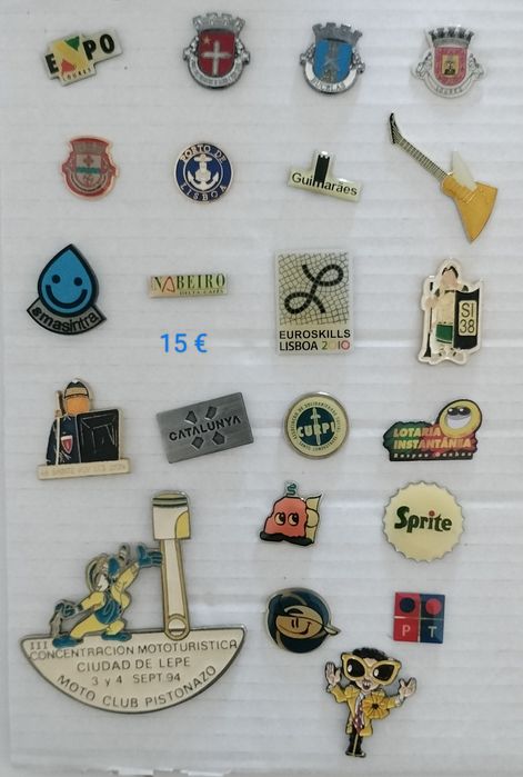 Pins diversos temas