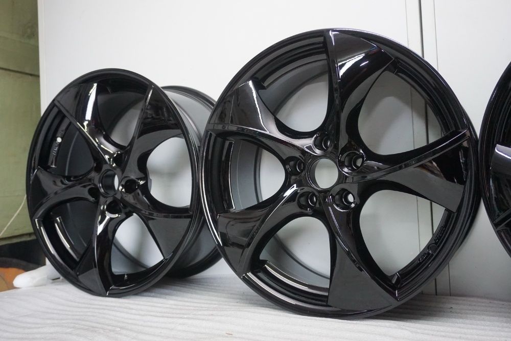 Alufelgi EAT-CMA 5x112 8Jx18" et35 cb70,4mm piekne czarny mega polysk!