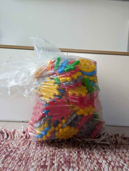 Klocki wafle gofry 180 elementów