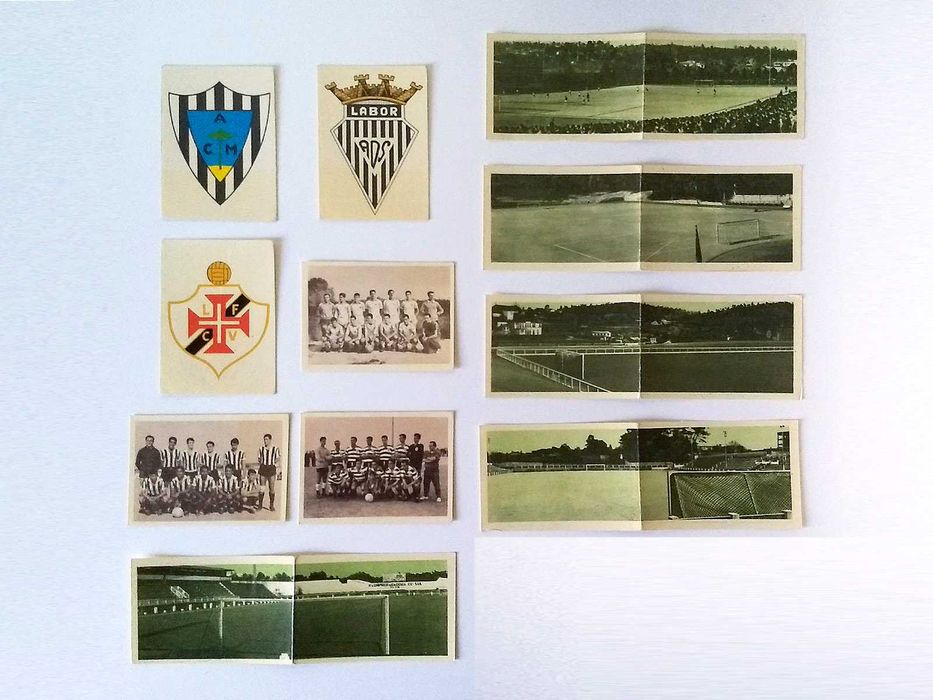 11 cromos CLUBES da 1ª e 2ª DIVISOES 1963-64 - APR | RARO futebol