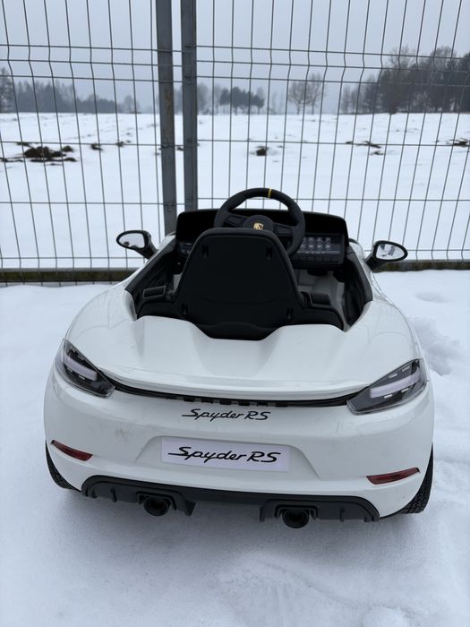 samochód na akumulator Porsche 718 dla dzieci auto elektryczne zabawka