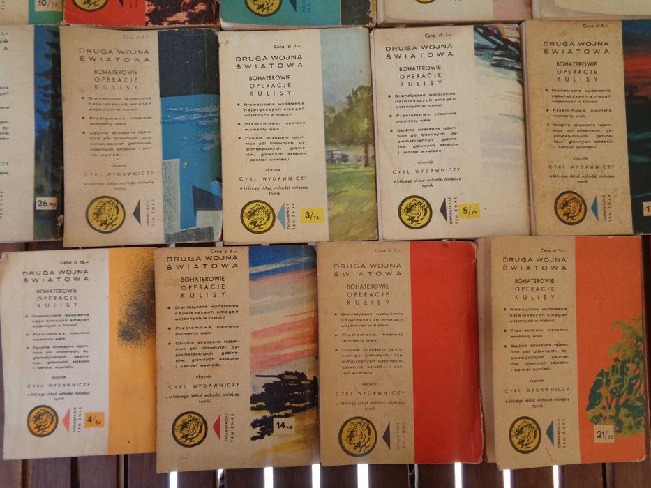 16 x stare książki z serii ŻÓŁTY TYGRYS unikat VINTAGE okazja 16 sztuk