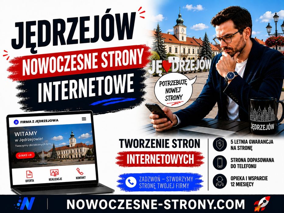 Nowoczesne Strony Internetowe | WordPress z 5-letnią Gwarancją | Opieka Stron 12 miesięcy