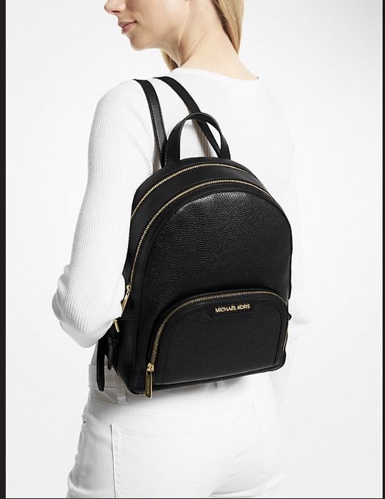 Жіночий рюкзак MICHAEL KORS Jaycee Medium Pebbled Leather чорний