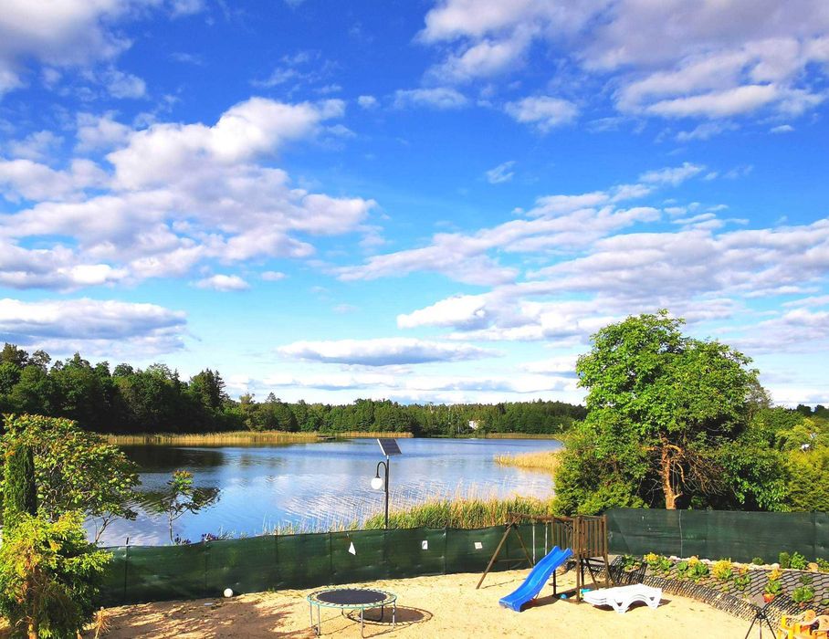 Domki,noclegi nad samym jeziorem,łódka,ryby,Mazury, Wydminy WOLNY TERMIN 15.08