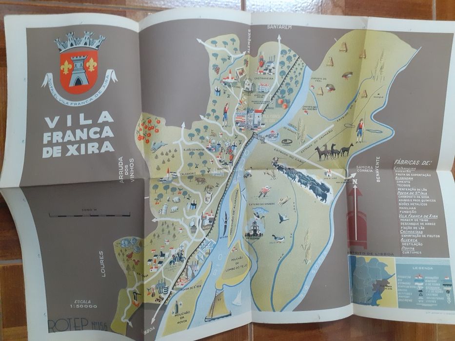 Mapa/roteiro ROTEP, Vila Franca de Xira