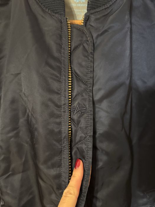 Kurtka bomberka alpha industries L damska granatowa