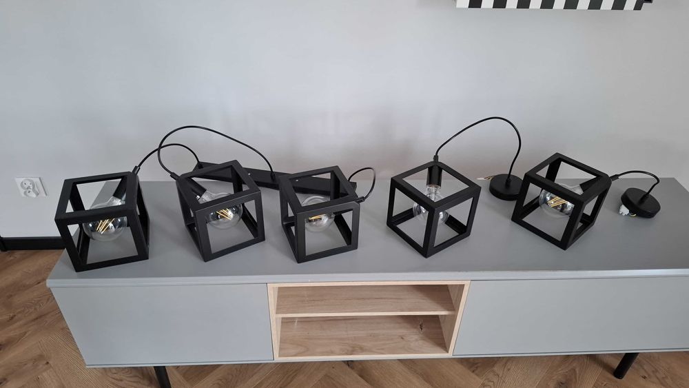 Potrójna Lampa wisząca loft