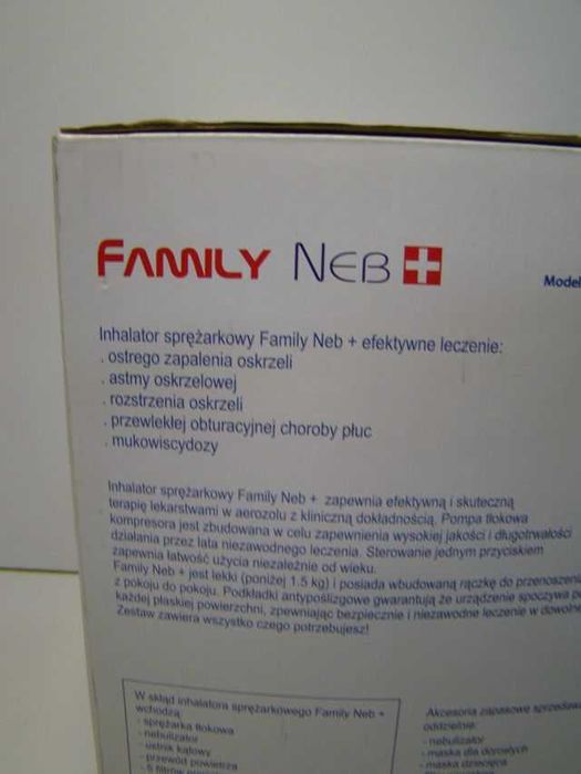 Inhalator sprężarkowy FAMILY NEB+ SL-02WC
