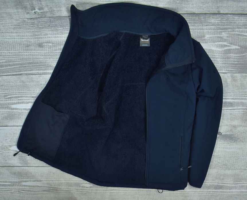 Jack Wolfskin Damska Kurtka Techniczna Softshell Podszyty Polarem Xl