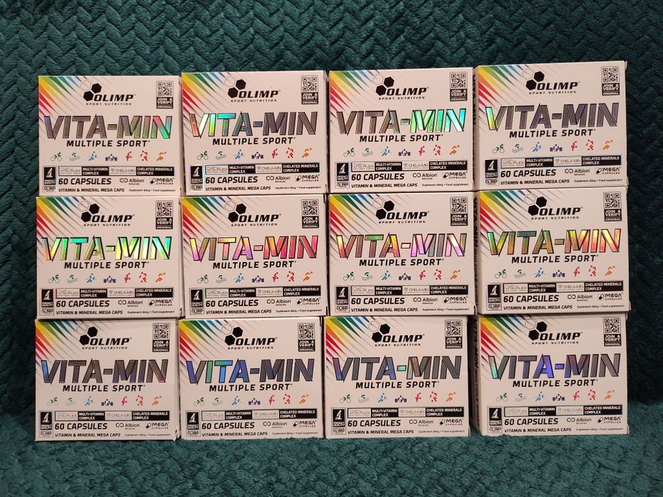 Olimp VITA-MIN Multiple Sport 60 kapsułek – NOWE, oryginalne, 12 opakowań