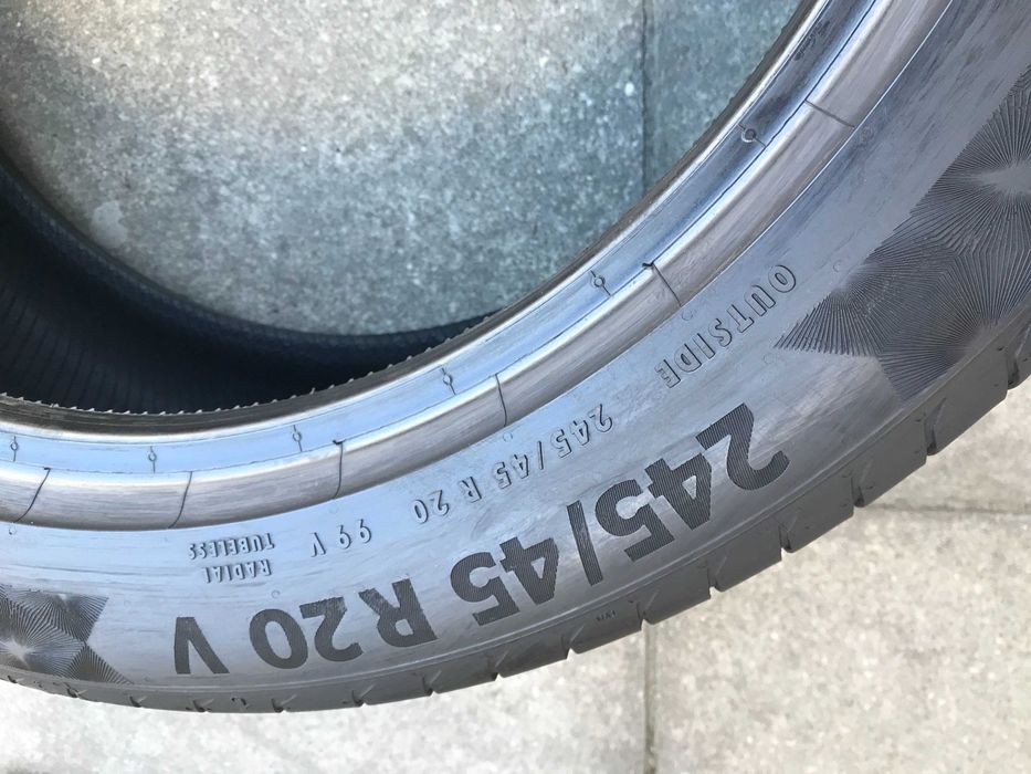 Opony 245/45/20 245/45R20 Continental PremiumContact 6 jak nowe komplet 4szt