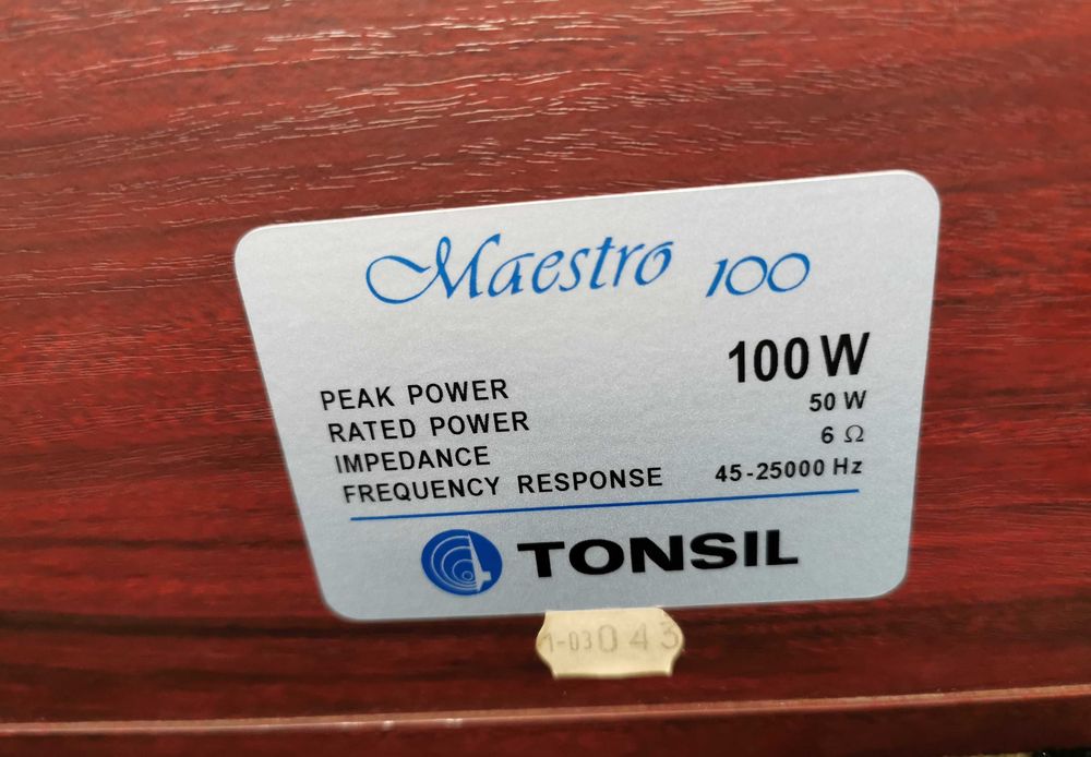 Głośnik centralny Tonsil Maestro 100