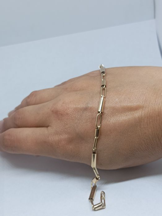 Złota bransoletka 585 długość 19 cm